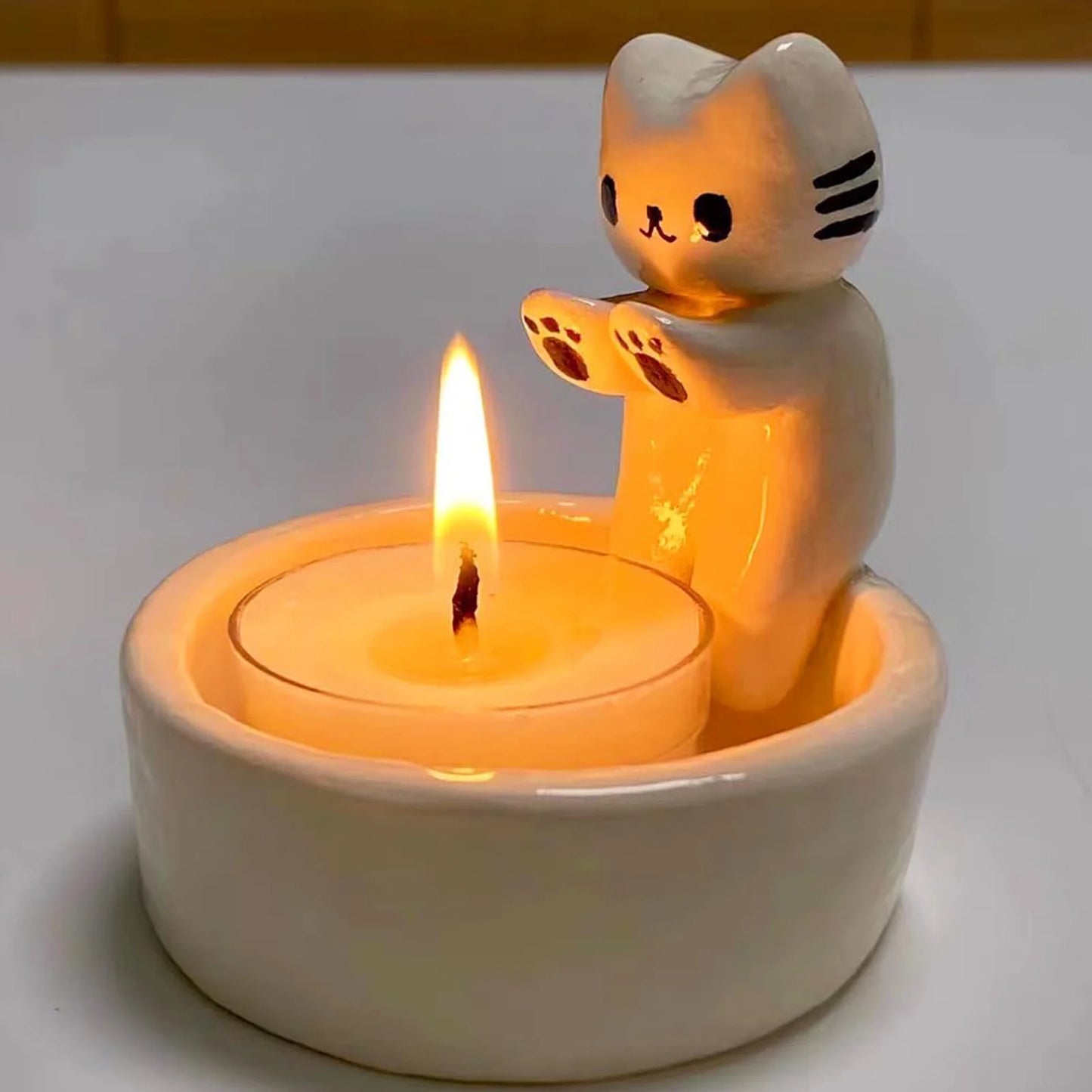 PurrfectGlow™ Candle Holder