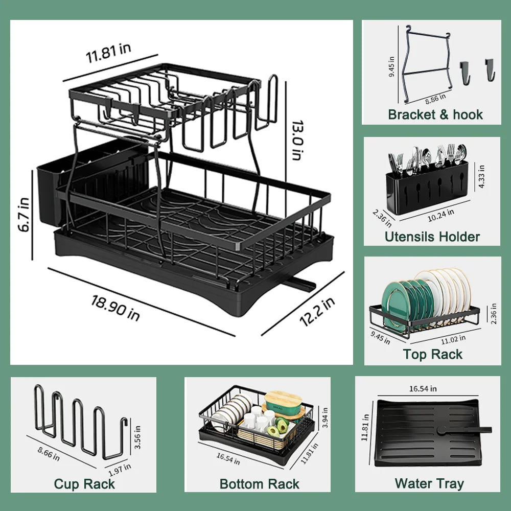 DuoTier™ Kitchen Rack