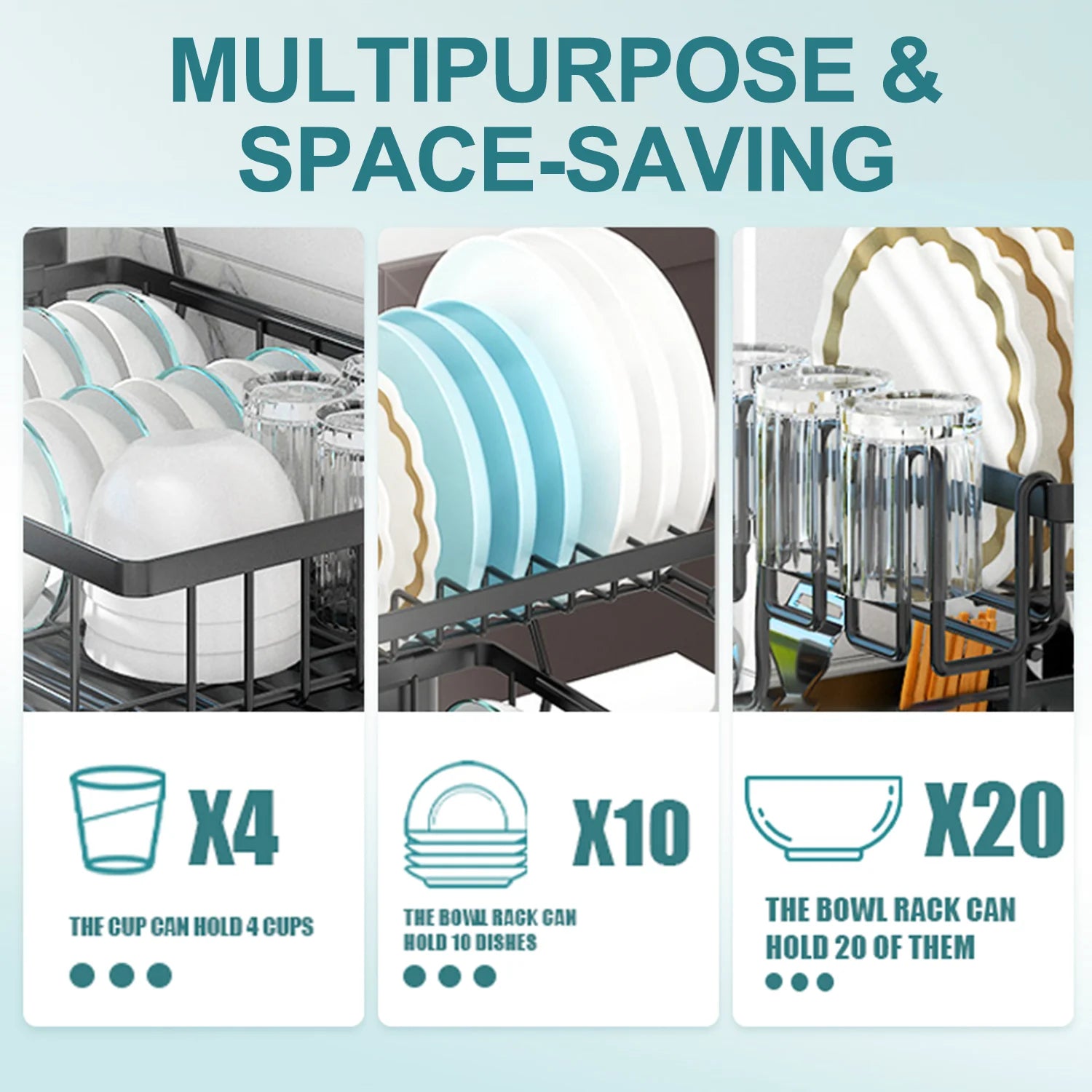 DuoTier™ Kitchen Rack