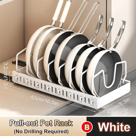 AdjustaPan™ Pull-Out Tray