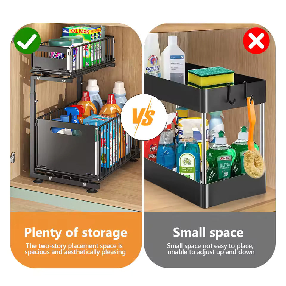 UnderSink GlidePro™ Cabinet Organizer