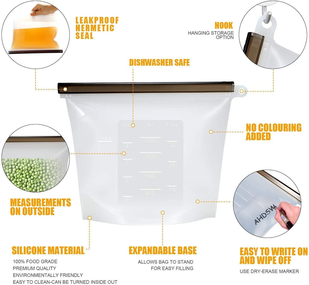 ZipLid™ Silicone Bags