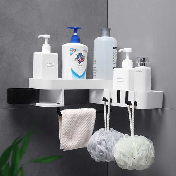Bathroom Shower Shelf Corner, Corner Shower Shelf Bathroom Storage Shelves,  Bathroom Storage Tower for Shampoo Towels Toilet Paper