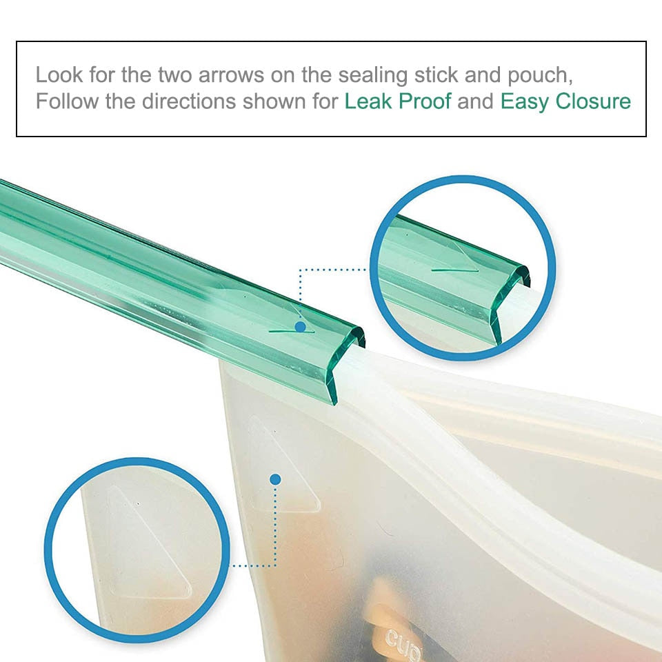 ZipLid™ Silicone Bags